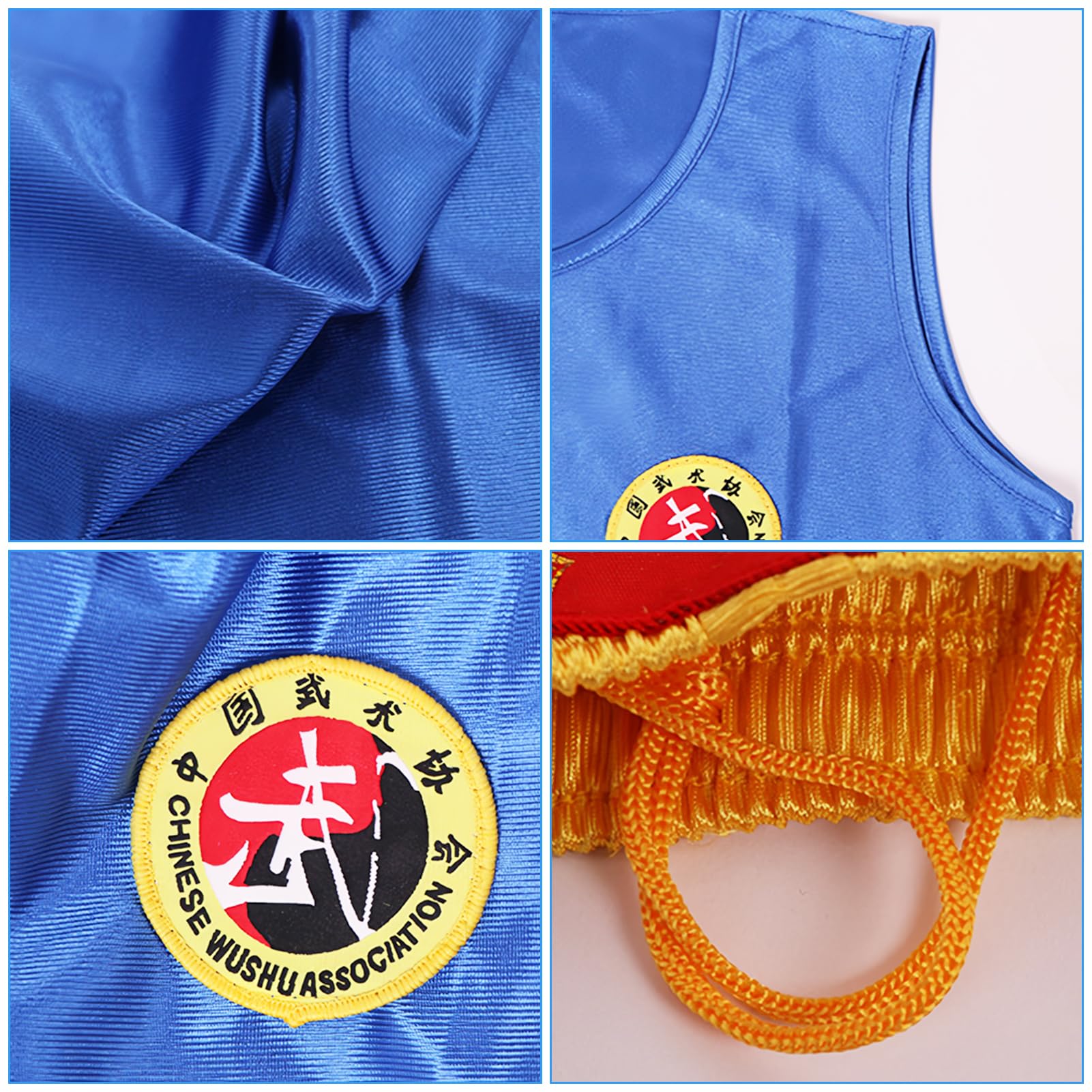 Conjunto de Uniforme de Boxeo Unisex Niños Traje de Combate 2 Piezas Chaleco + Pantalones Cortos para Muay Thai Sanda Artes Marciales