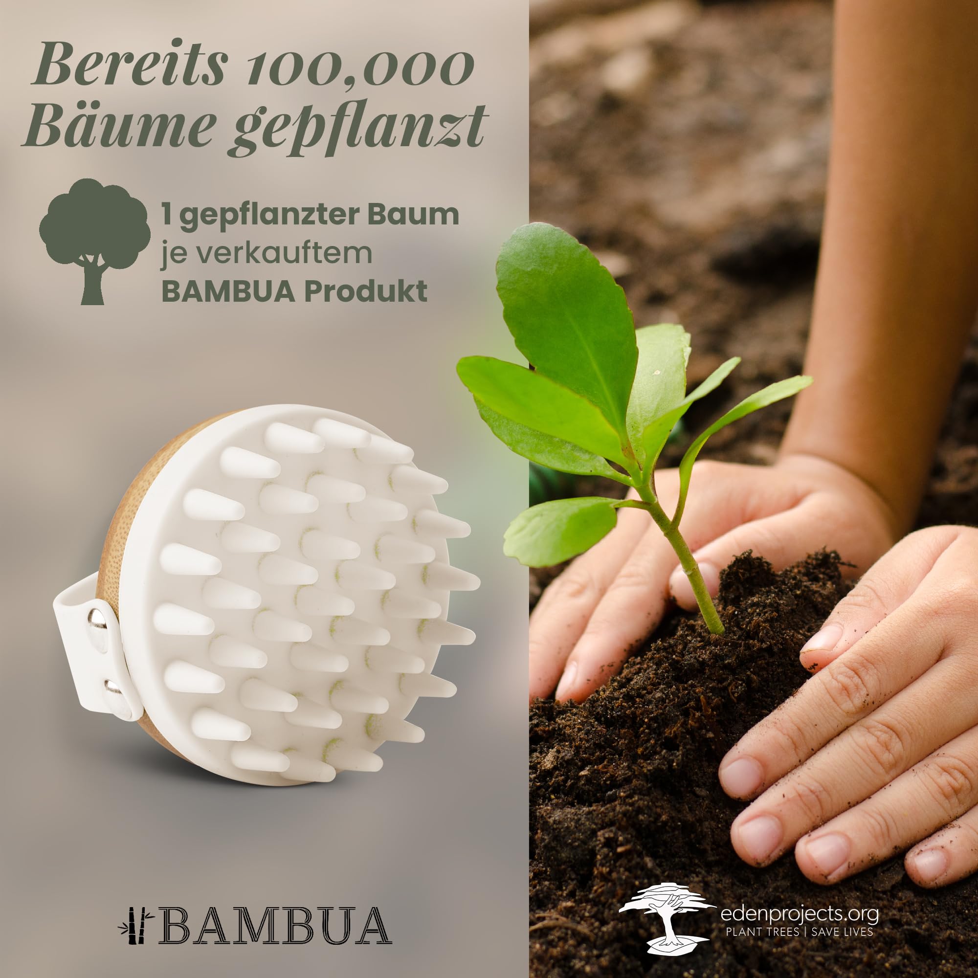 BAMBUA Kopfhaut Massagebrste - (Anti-Schuppen Effekt) Kopfmassage Brste -  Zur Kopfmassage beim Duschen - Premium Scalp Massager - Utensilienset  Massage inkl. E-Book Gesunde Kopfhaut (Wei) : Amazon.de: Drogerie &  Krperpflege