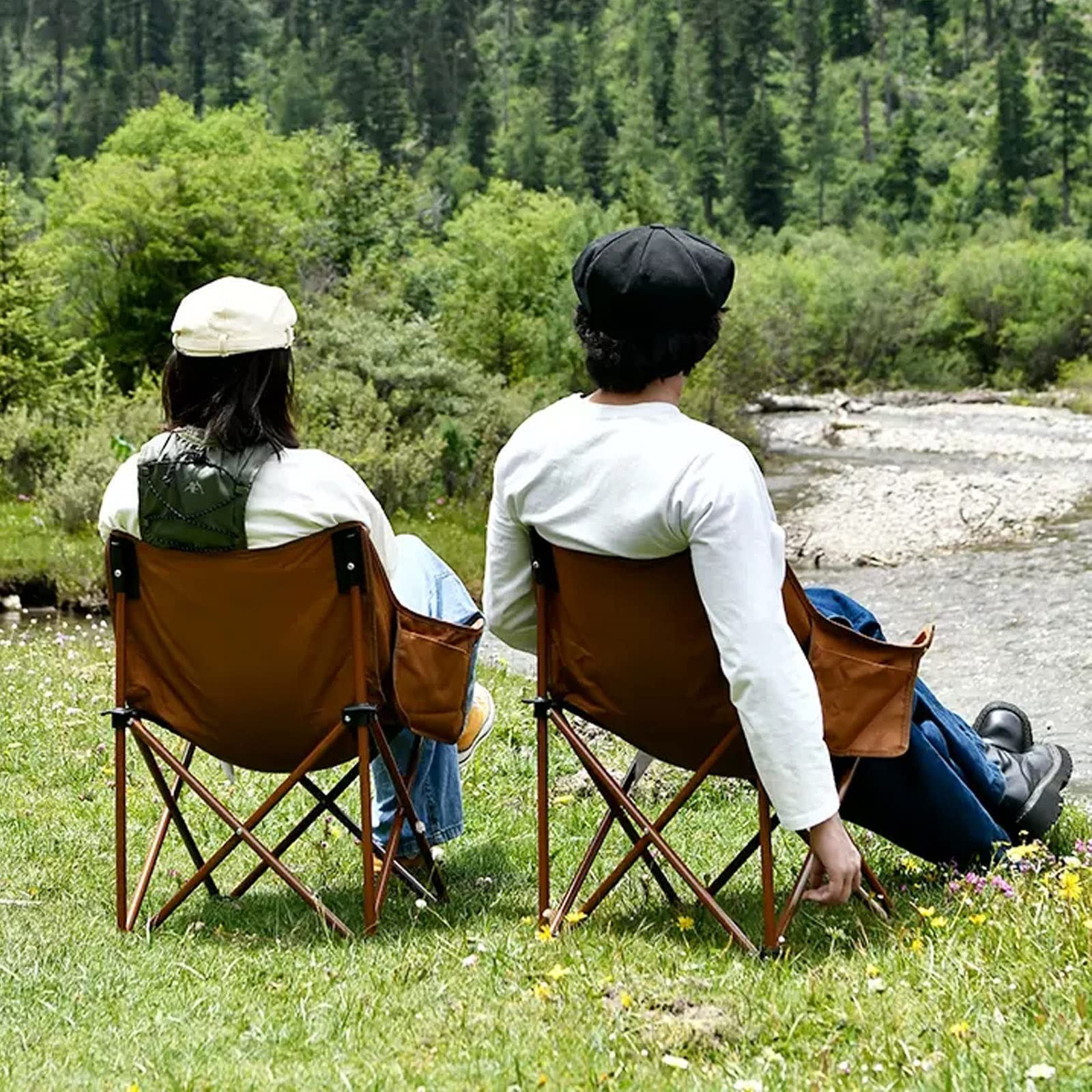 Amazon.com: Folding Camping Chair For Adults, Heavy Duty Outdoor