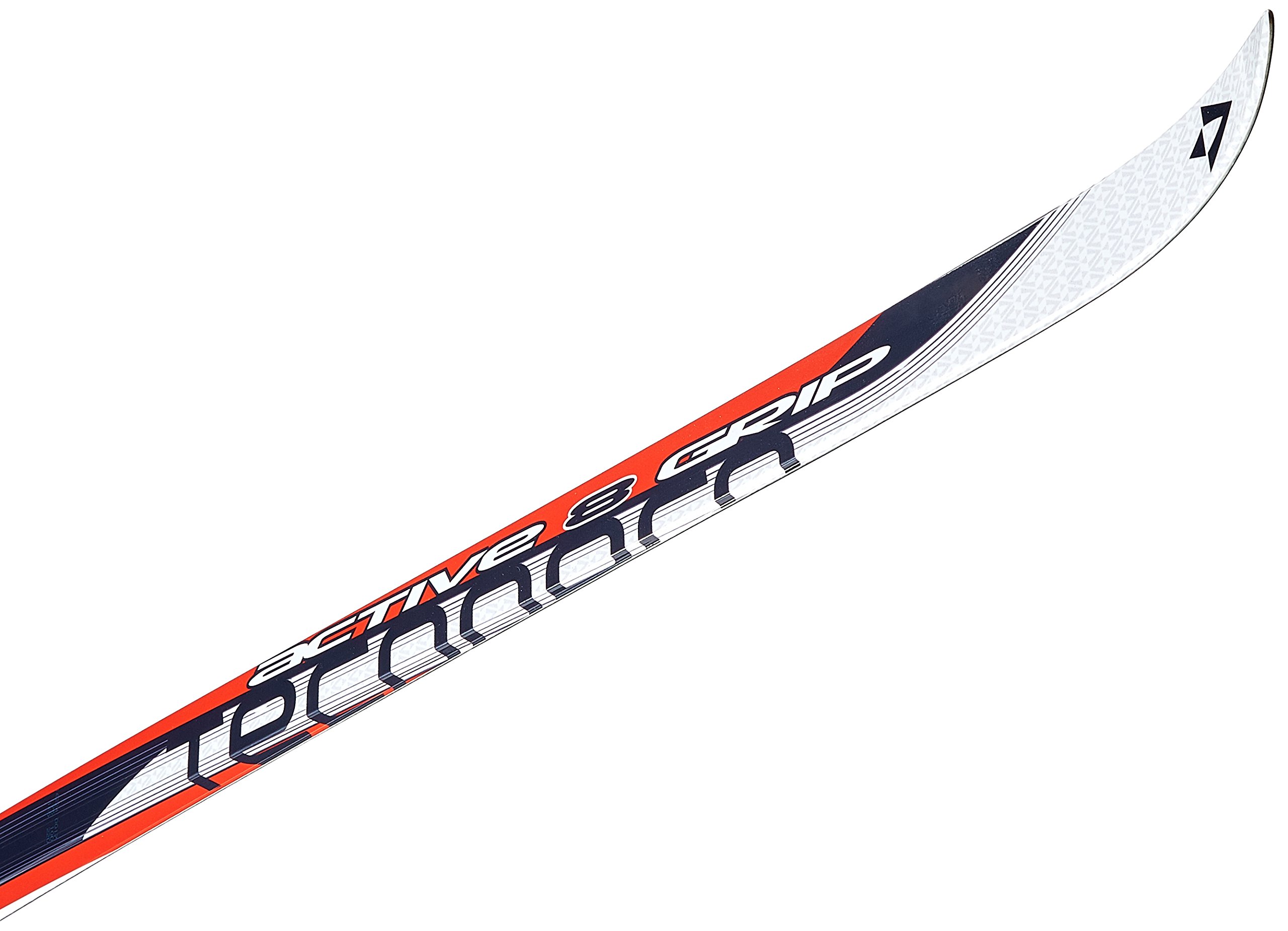Tecnopro Erwachsene Langlauf-Ski Active 8 G2+ Langlaufski, Weiss/Rot/Schwarz, 177