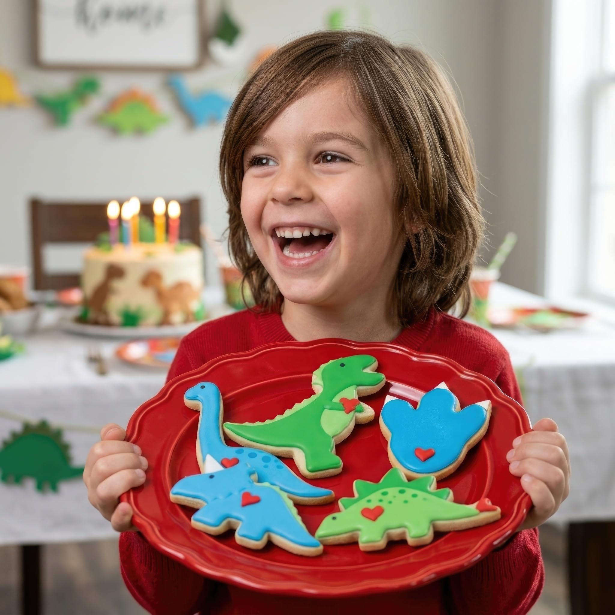 Amazon.com: Ann Clark Dinosaur Cookie Cutters 5-Pc Set