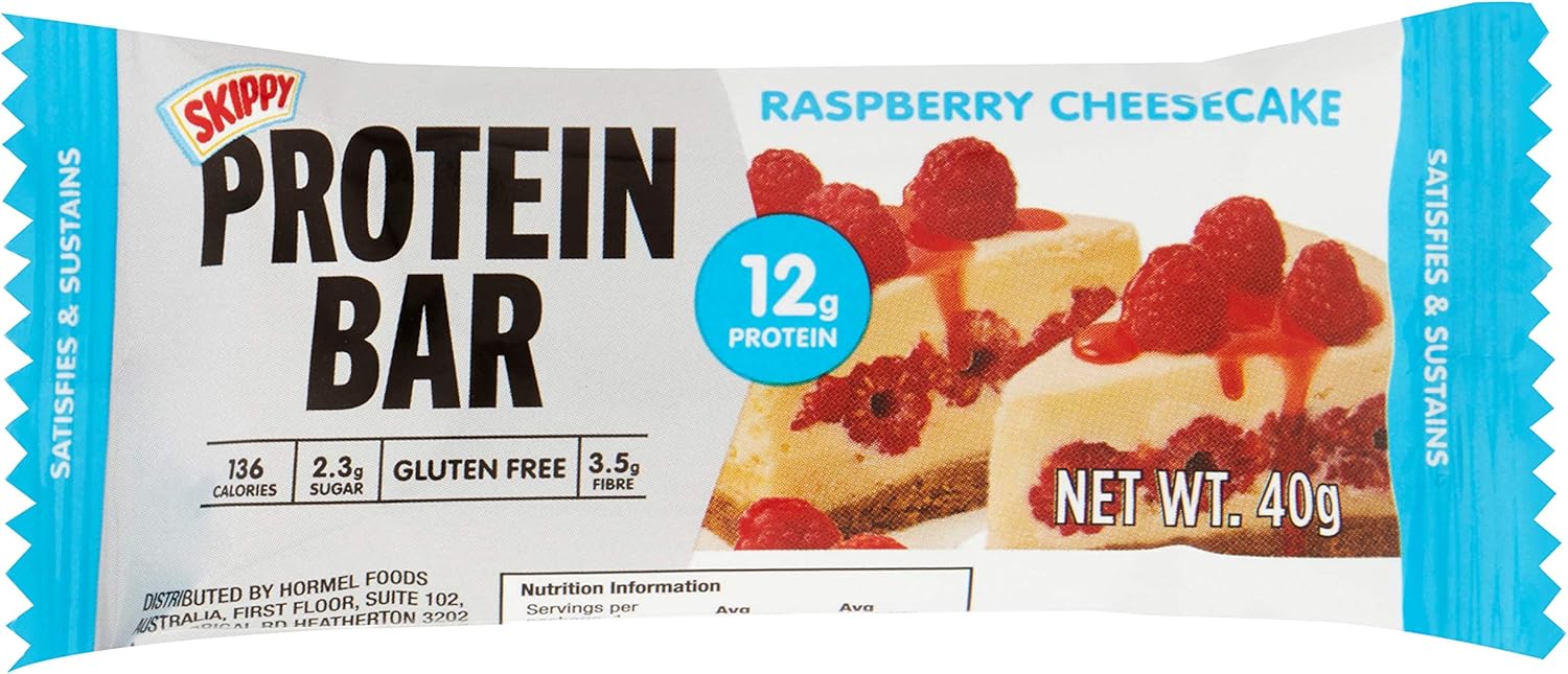 Skippy Raspberry Cheesecake Protein Bar, 12 x 480 g