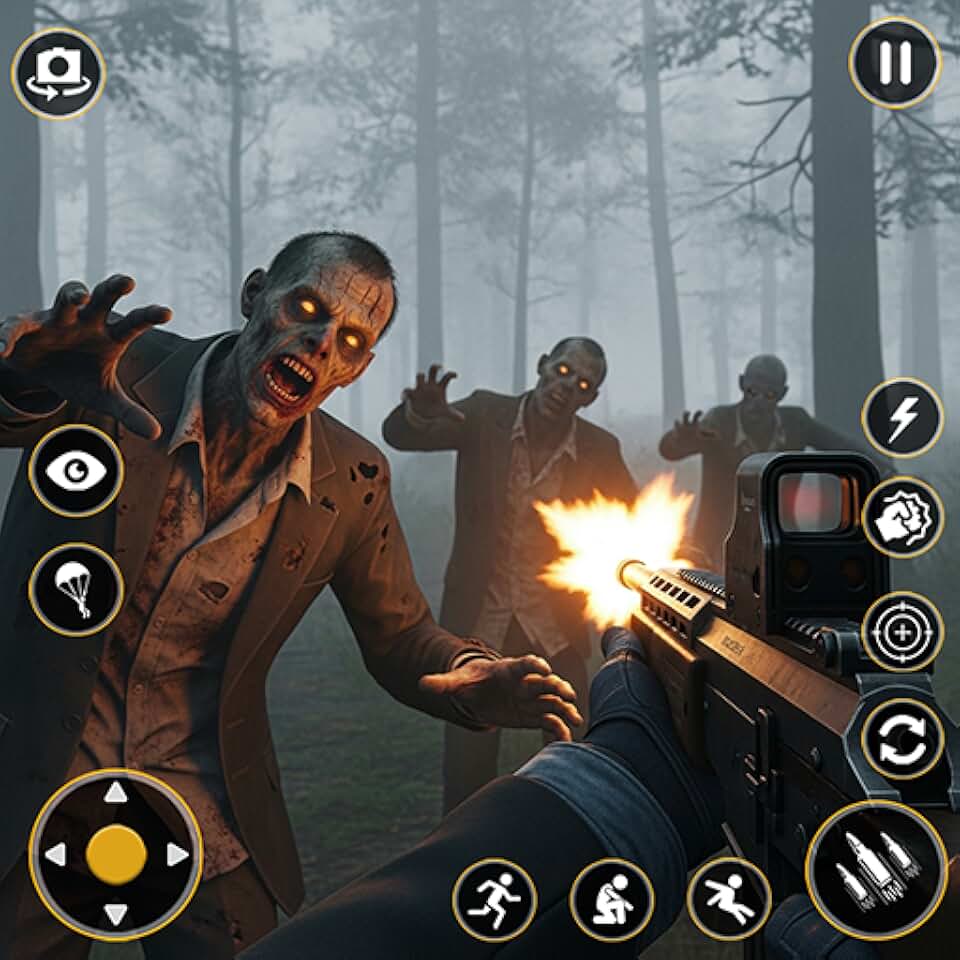 Zona de Guerra de Tiro Zumbi: Jogo de Sobrevivência em Cidade Morta 3D