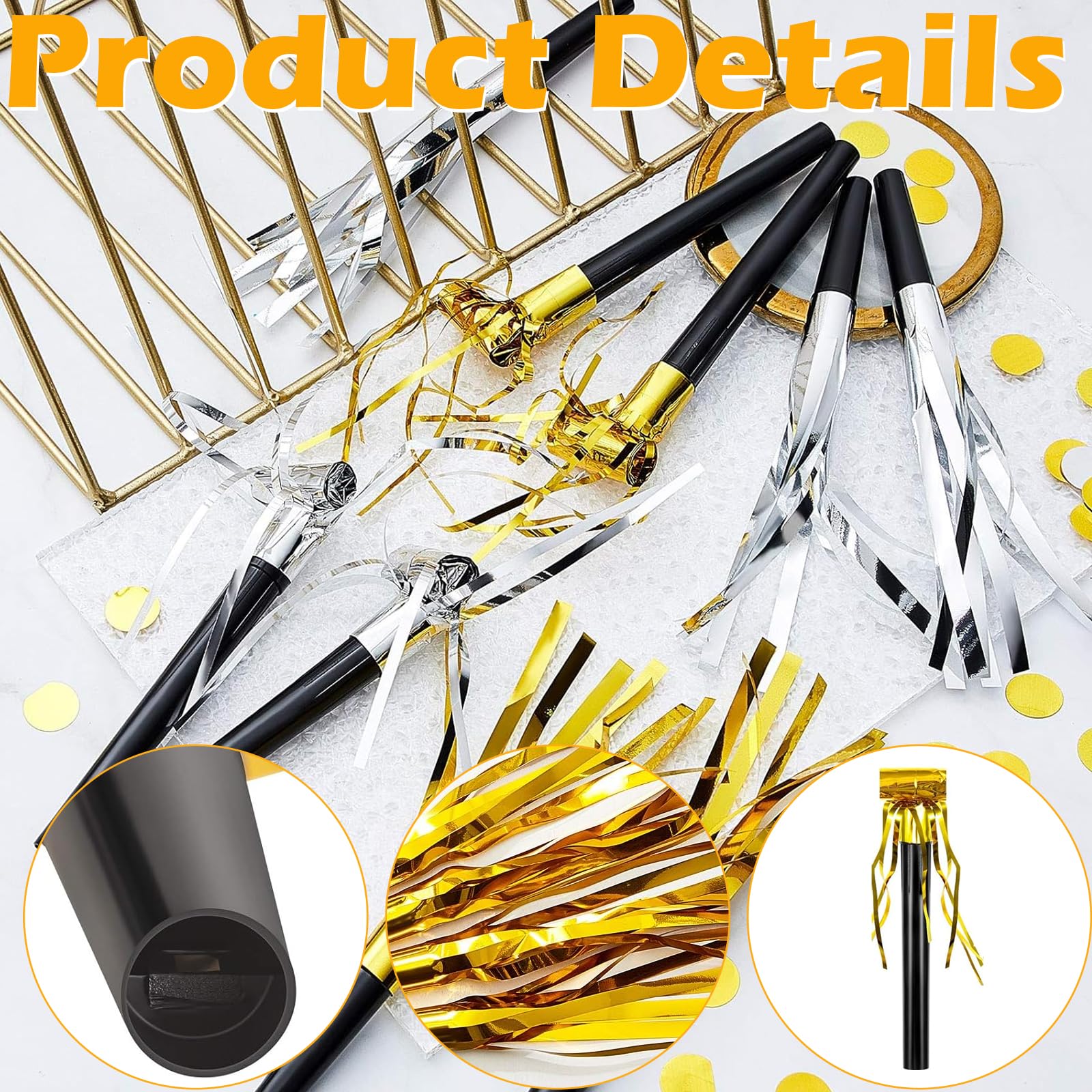 Souffleur Anniversaire Amusant Lot De 20 Sifflets à Serpentin XURJUMI - Sifflets De Fête Anniversaire - Souffleur Amusant Pour Enfants Et Adultes Fete Des Meres