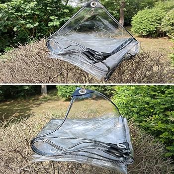 Amazon.co.jp: ZXCVBNAS 透明な防水タープ、透明なターポリンカバーの