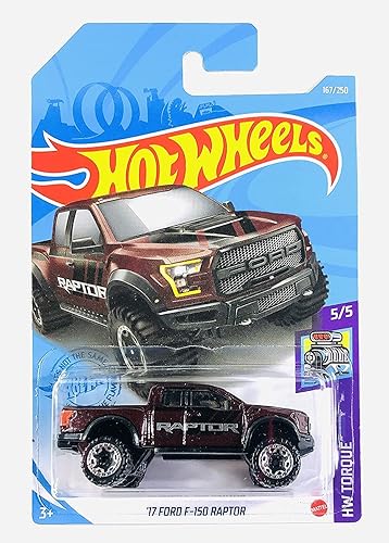 Hot Wheels Ford F-150 Raptor 2021 - '17 - Borgoña - HW Torque 5/5 - 167/250