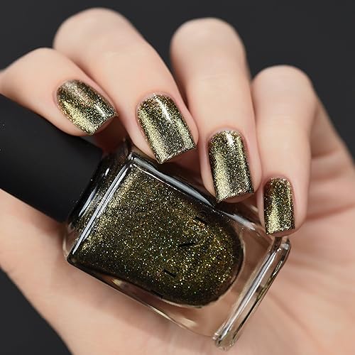 Miniatura 1678 de ILNP Madison Ave Esmalte de uñas holográfico metálico rosa antiguo