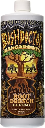 FoxFarm FX14070 Bush Doctor Kangaroots fertilizante de 1 cuarto de galón, 1 cuarto de galón