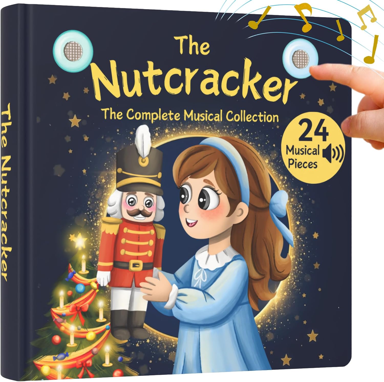 LITTLE MAESTRO The Nutcracker – The Complete Musical Collection, Musical Books for Toddlers, 28-Button Music Book, Musical Toys for Toddlers 1-3