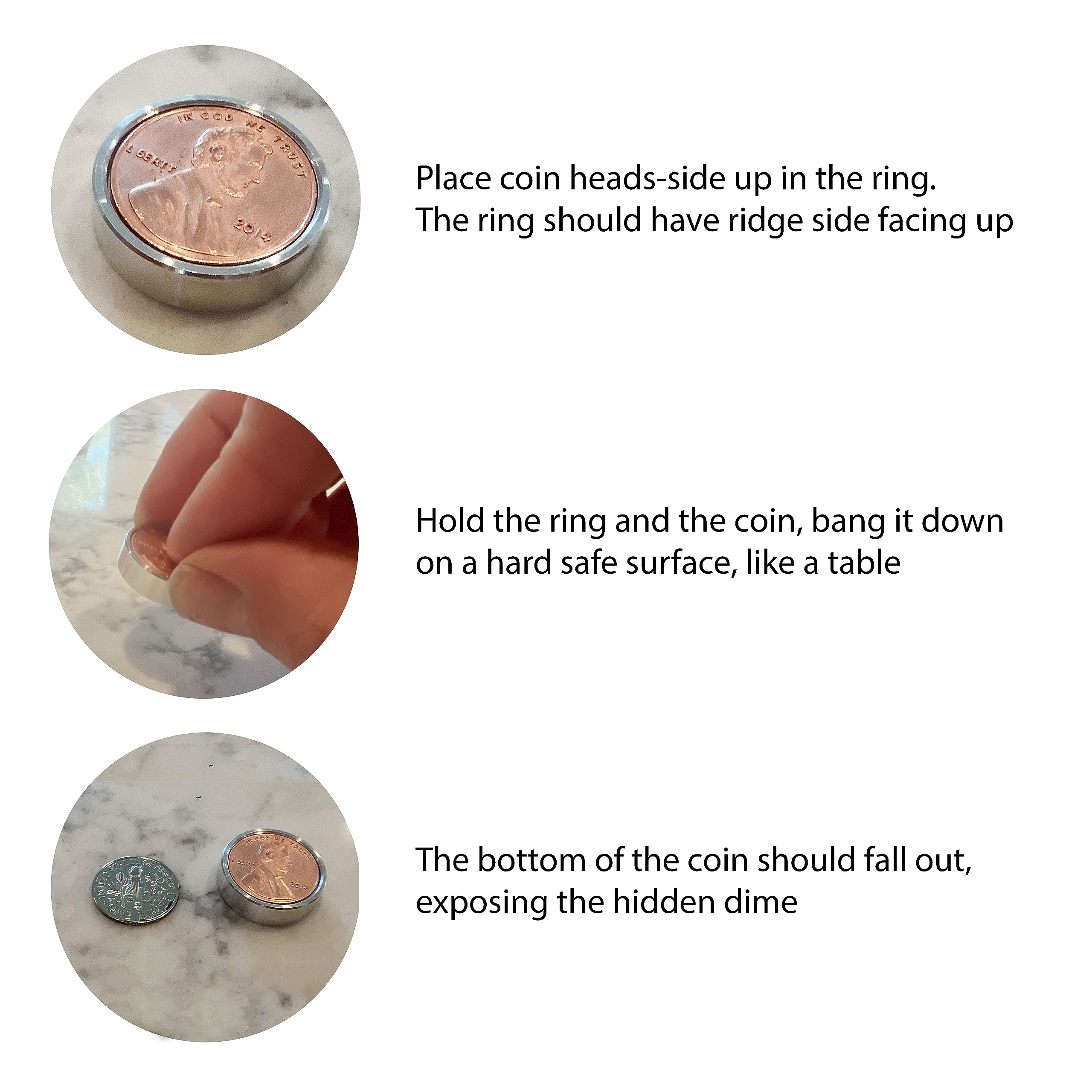 Amazon.co.jp: スコッチ&ソーダマジックコイントリック、メタル