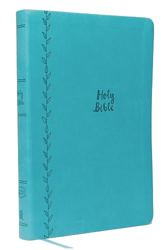 The Holy Bible: King James Version, Value Compact Thinline Bible, Imitation Leather, Teal Leathersoft, Red Letter Edition