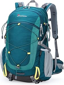 MOUNTAINTOP 40L Hiking Backpack with Rain Covers for Backpacking, Camping,
