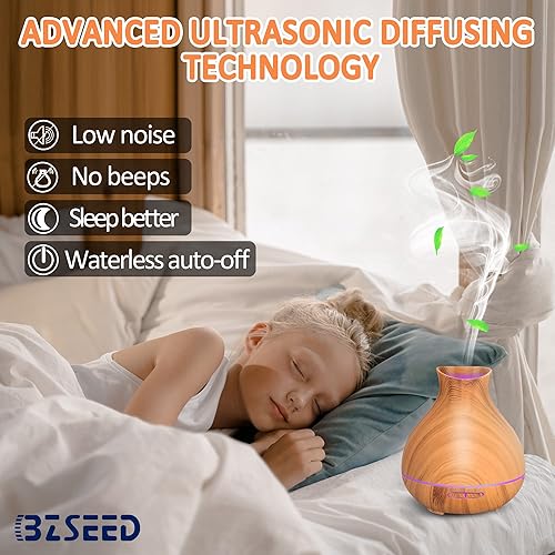 Miniatura 4 de Difusor de aceite esencial de aromaterapia de 186fl oz 12 horas de alta salida de niebla para habitación grande hogar apagado automático sin agua 7