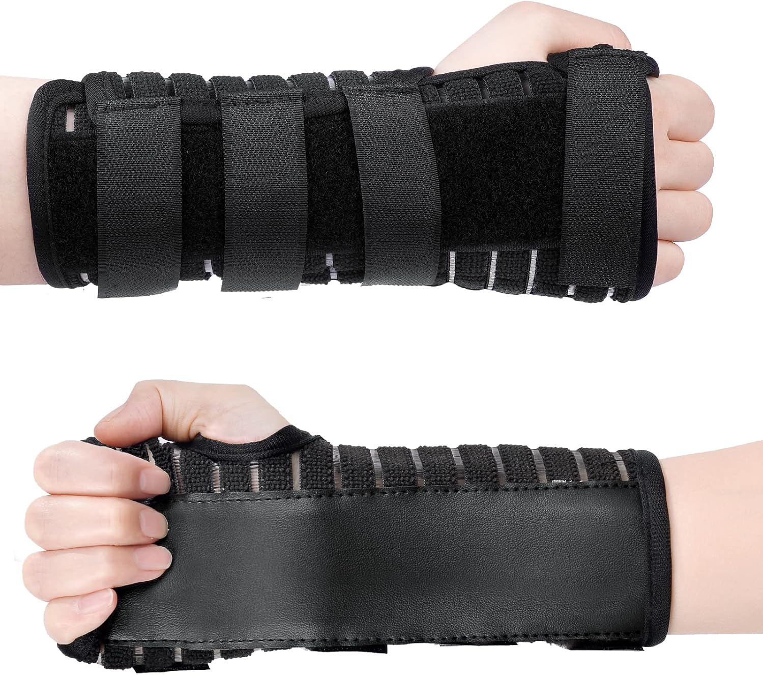 AOOWU Wrist Support Splint Brace, Adjustable Carpal Tunnel Wrist