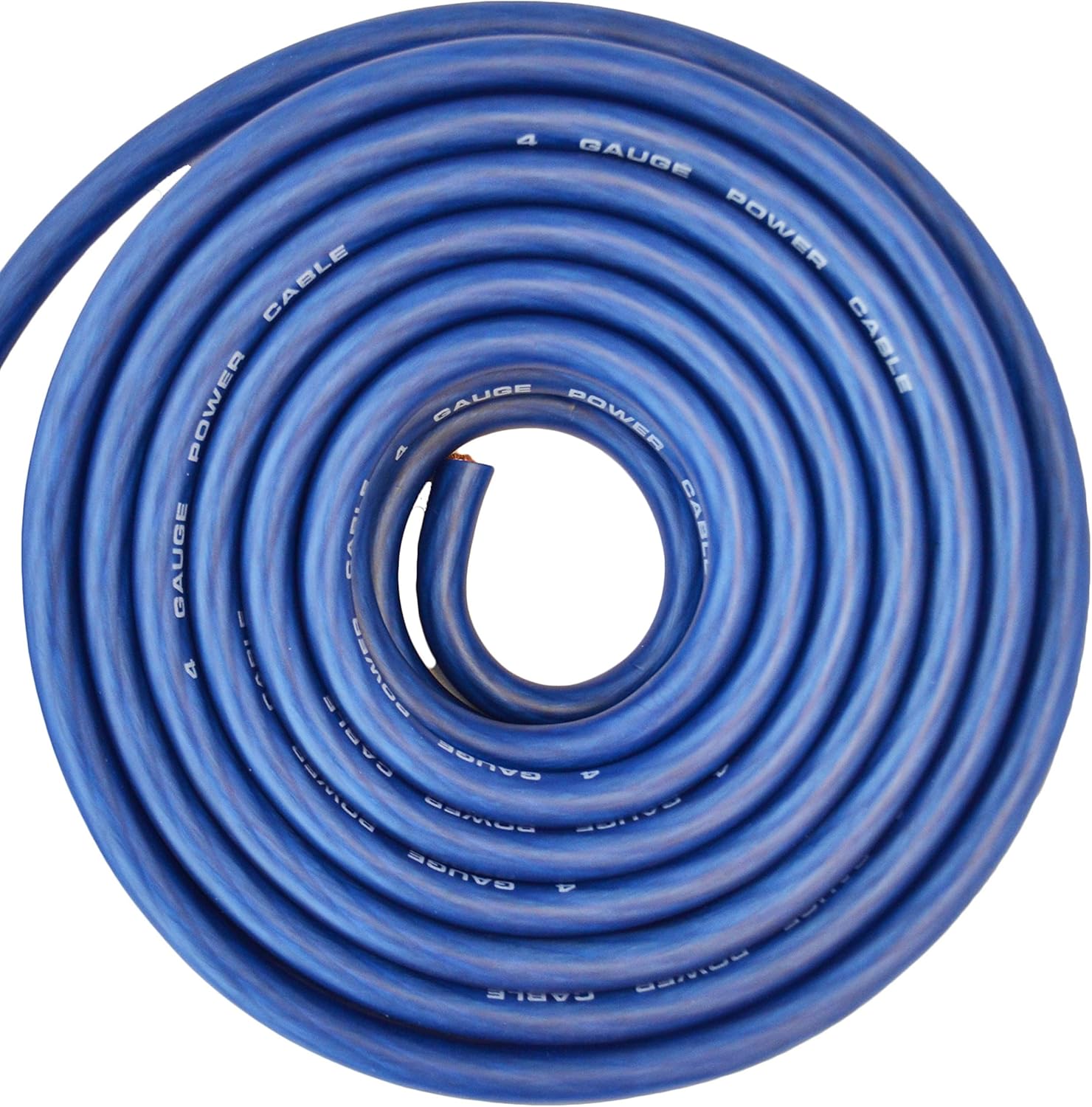 SoundBox Connected 4 Gauge Blue Amplifier Amp Power/Ground