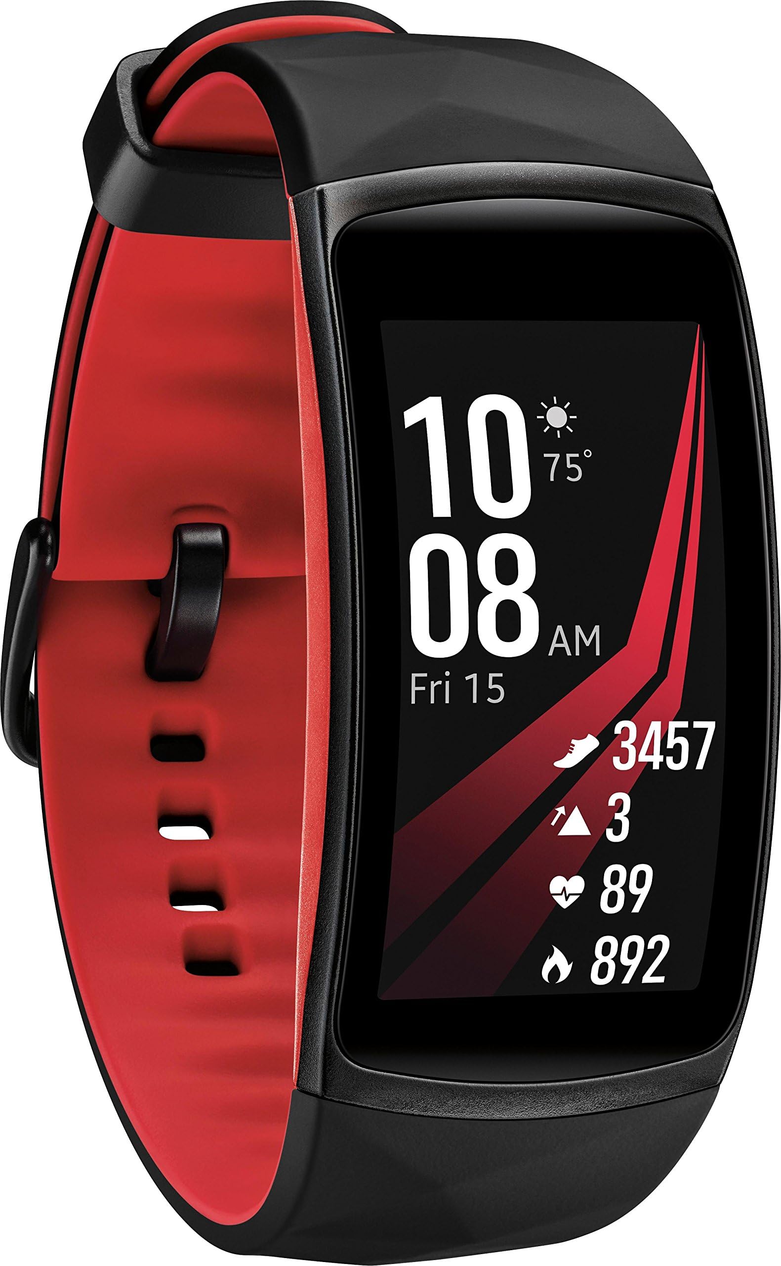 Samsung Gear Fit2 Pro Fitness Smartwatch (Certified Refurbished) Small Red SM-R365NZRNXAR
