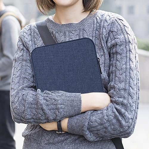 Vista 60 de MoKo Funda para tablet de 12.9 pulgadas para iPad Pro M4 y Air M2 2024, iPad Pro 12.9 M2 y M1, Galaxy Tab S8+/S9+ 12.4, bolsa de poliéster claro