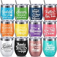 Vista 10 de Sieral Regalos de Equipo para Empleados Vaso de Agradecimiento a Granel Regalos de Agradecimiento Navideño para Empleados para Compañeros de Trabajo