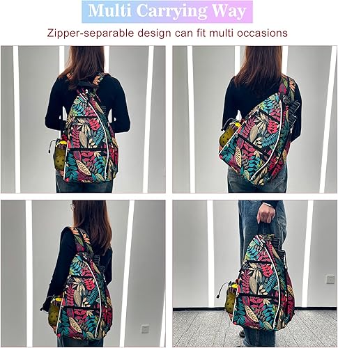 Miniatura 2 de Mochila de tenis de pickleball para hombres y mujeres, bolsa cruzada reversible deportiva Franklin Pickle Ball, tenis, raquetbol, bádminton, bolsa