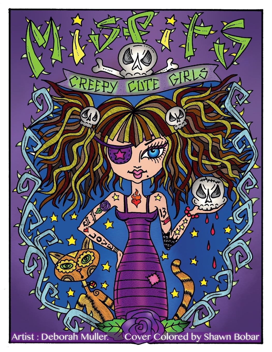 Misfits: Misfits Cute and Creepy Girls to Color