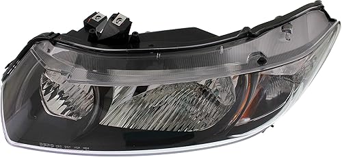 Miniatura 4 de Evan-Fischer - Lente y carcasa para faros delanteros compatibles con Honda Civic 2010-2011 Halogen Coupe lado del conductor