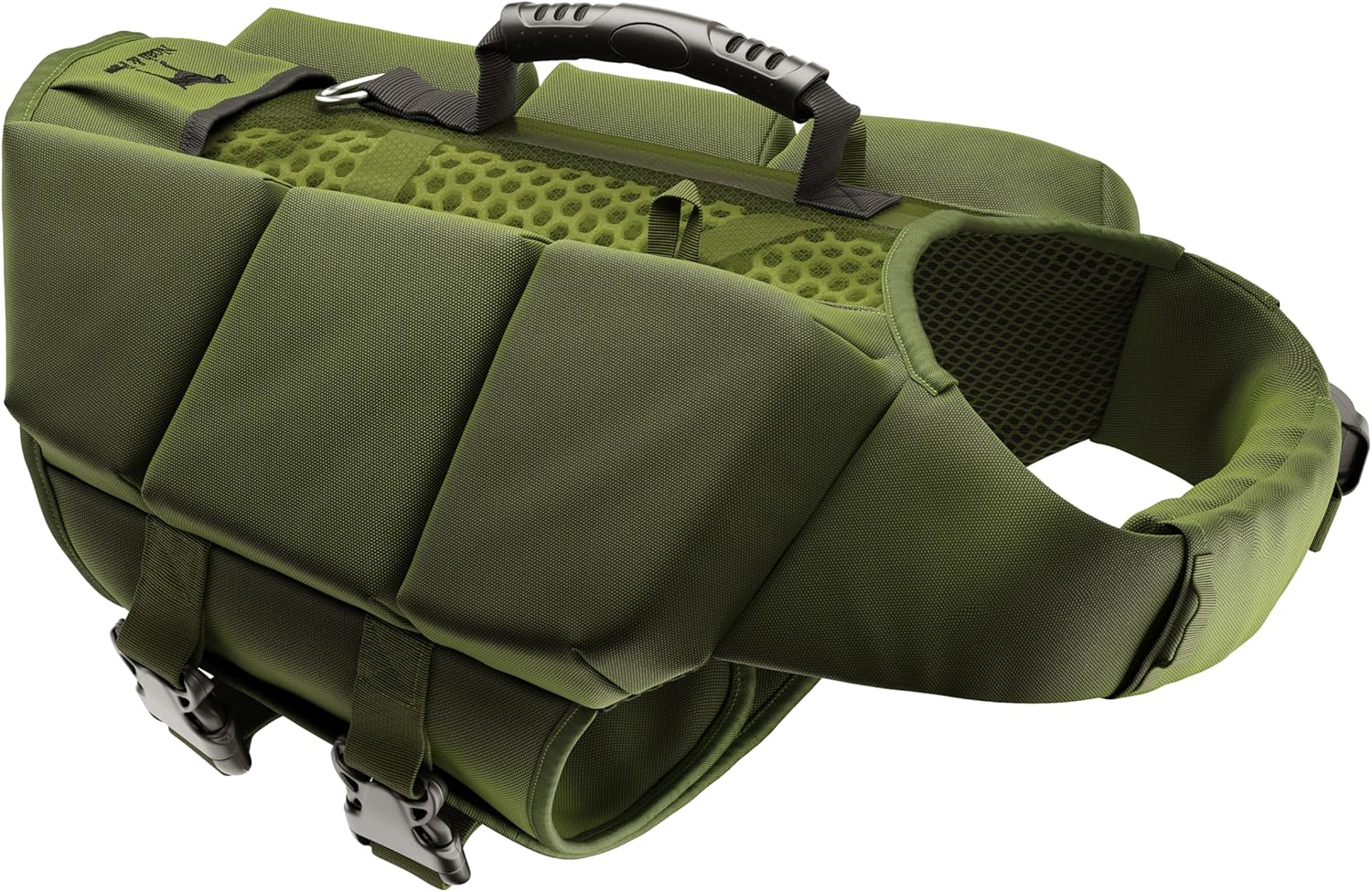 NOAH & PAW Dog Life Jacket, Human Standards Lifejacket Design, Dog Life Vest for Swimming and Boating, 3X Foam Support for Max Floating, Breathable Mesh, Salvavidas para Perros, Size L