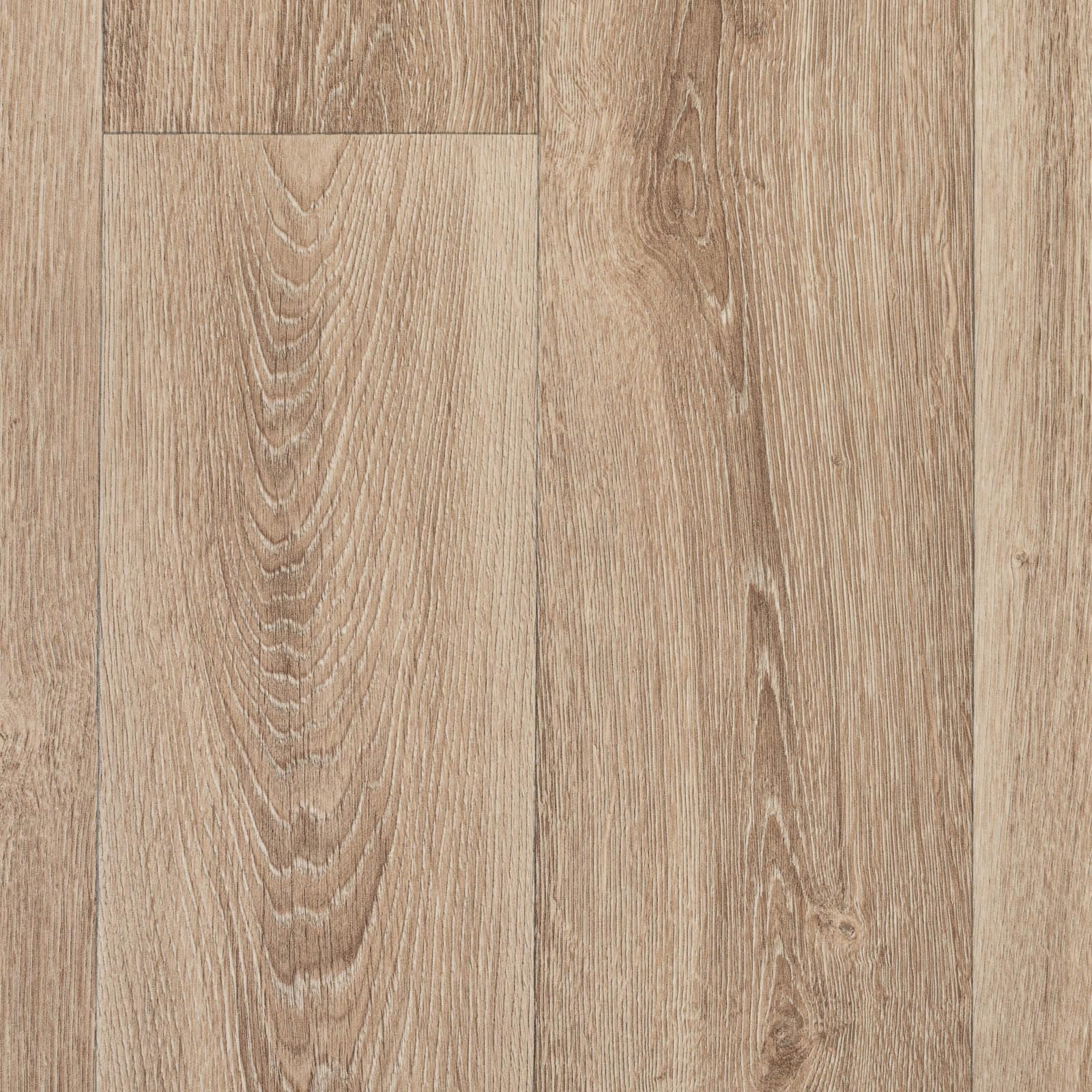 Natural Classic Oak Planks Magic Vinyl Flooring 2.8mm Thick Lino Roll Bathroom Kitchen (3m Wide x 4.5m Long)