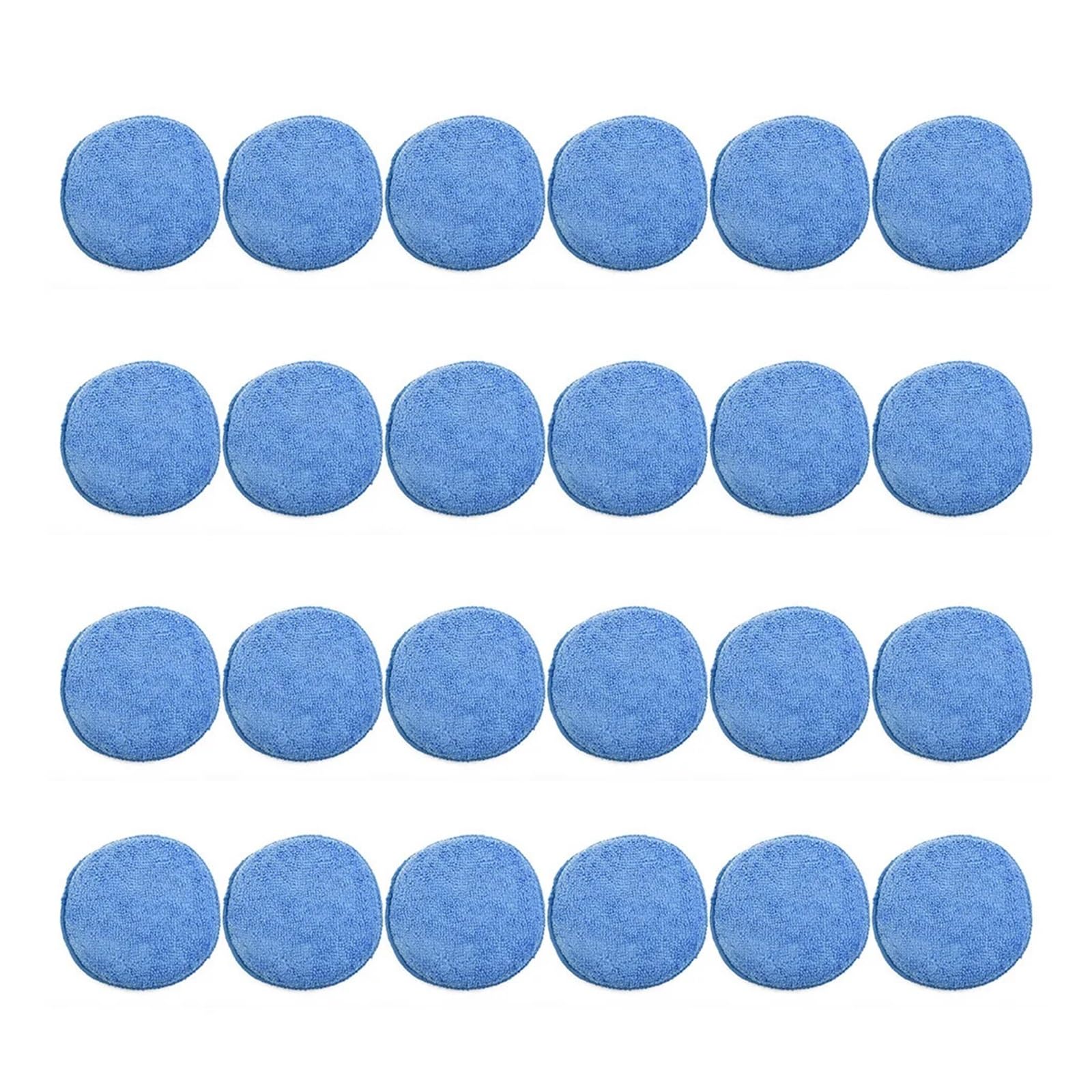 24-teiliges Autowachs-Polierset mit 12,7 cm (5 Zoll) Reinigungspads aus Mikrofaser zur Staubentfernung und Autopflege