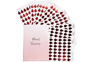 Period Planners - Minimalist Foil Droplet Stickers For Menstrual Cycle Tracking