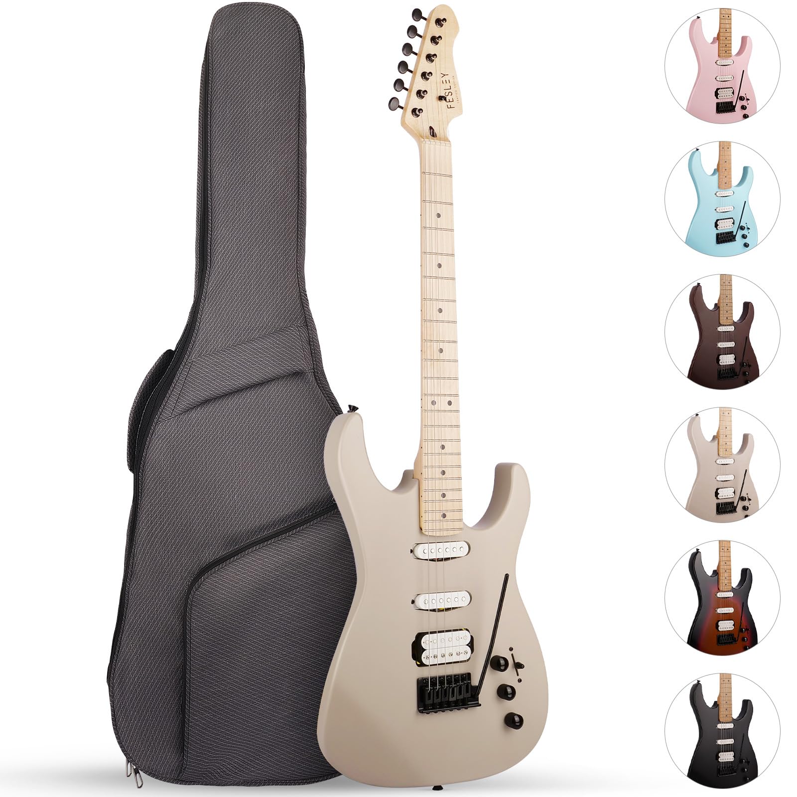 Capotasto Chitarra Classica Manico Per Chitarra Elettrica Incompleto In Mogano Con Tastiera In Palissandro, 24 Tasti, Scala 24,75 Manico Mogano
