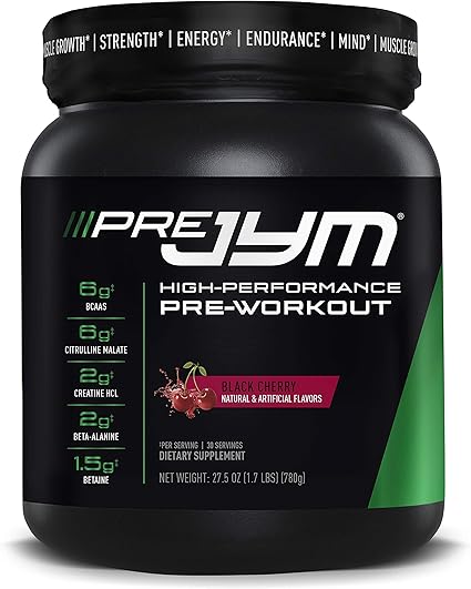 Amazon Com Jym Supplement Science Pre Jym Black Cherry 30 Count Everything Else