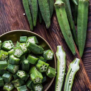 Park Seed Clemson Spineless Okra Seeds, Okra Seeds, Vegetable Seeds, Pack of 125 Seeds