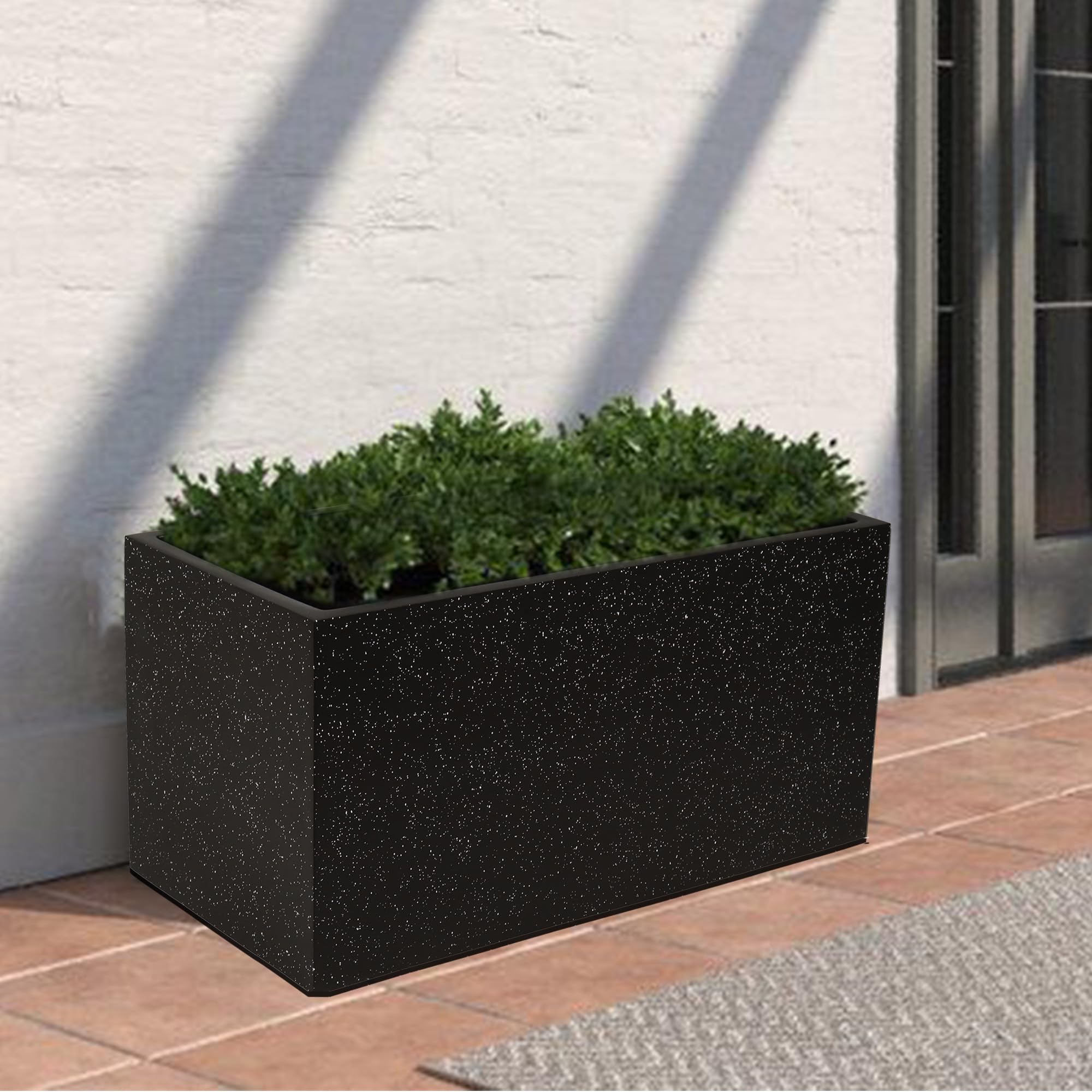 JP PLANTERS 16" Fiberglass Trough Planter 32" L x 16" W x 16" H ...