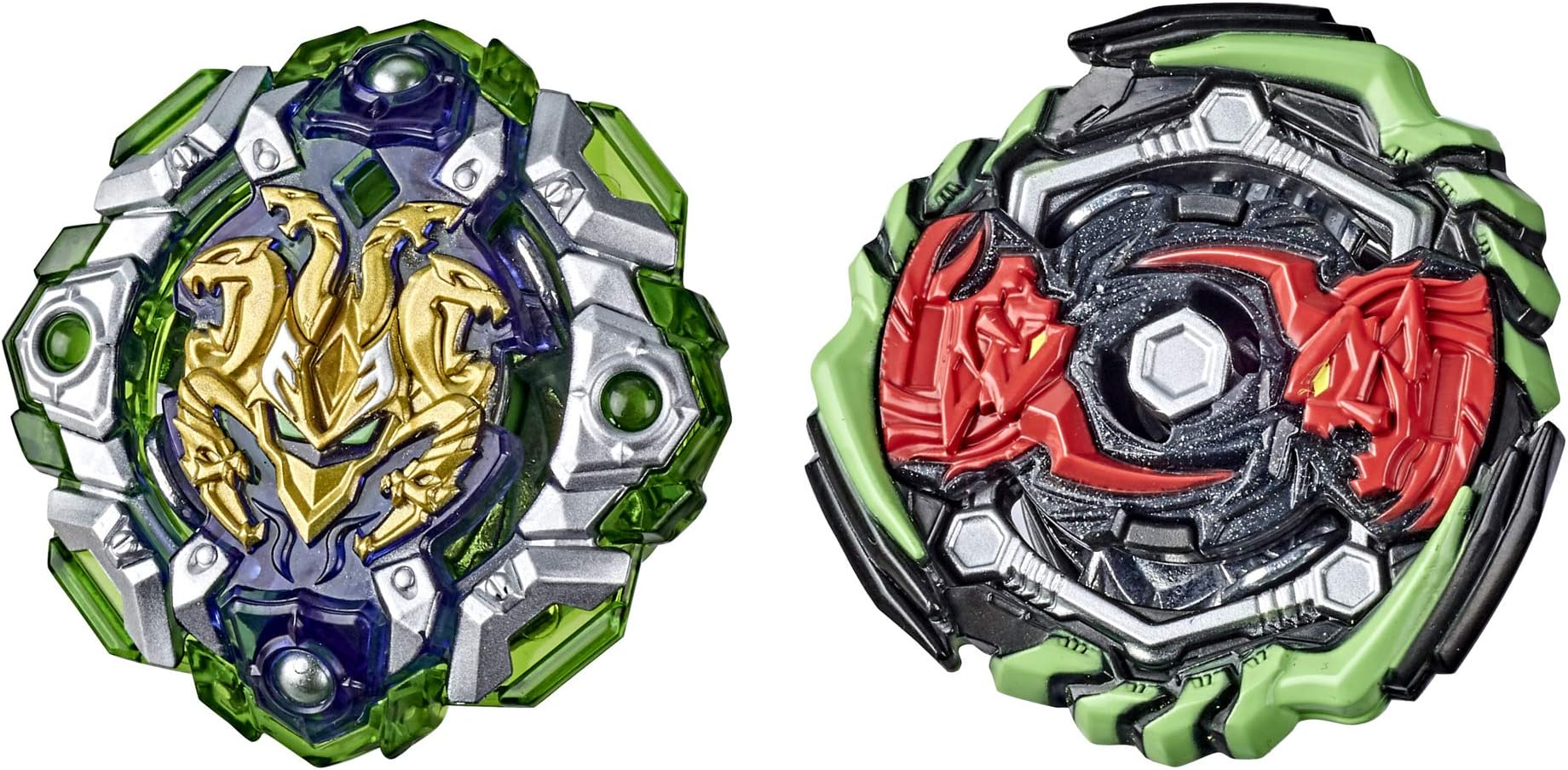 Bey Blade Burst Rise Hypersphere Dual Pack Monster Ogre O5 and Engaard E5-2 Right-Spin Battling Top Toys, Ages 8 and Up