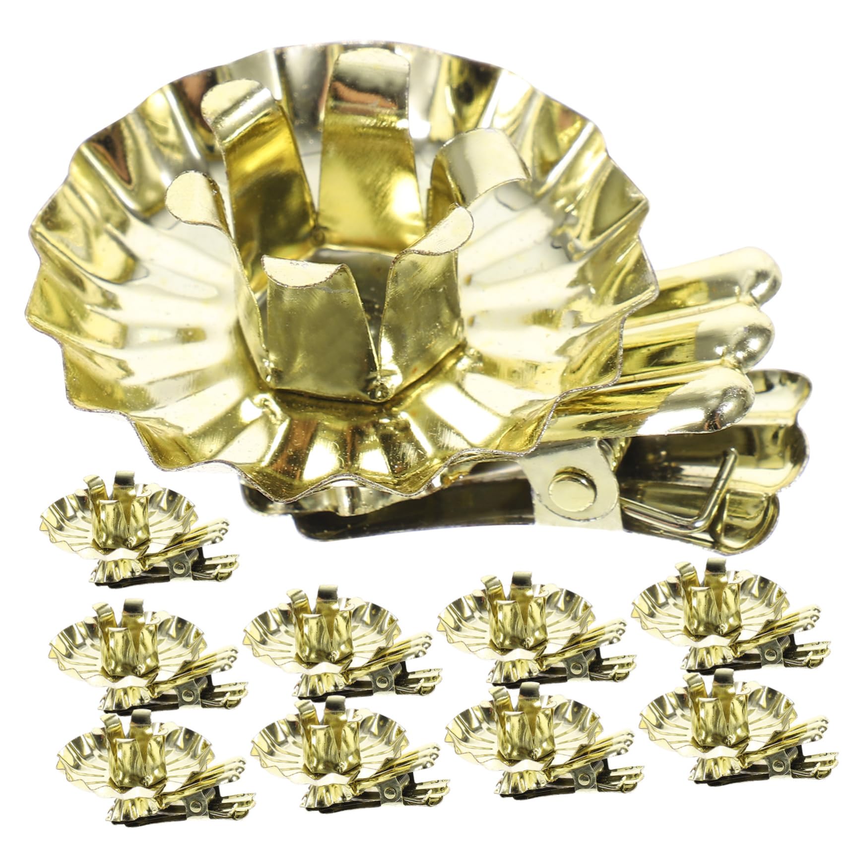 GARVALON Candle Holder Clips Christmas Tree Candlestick Clamps Holiday Decorations