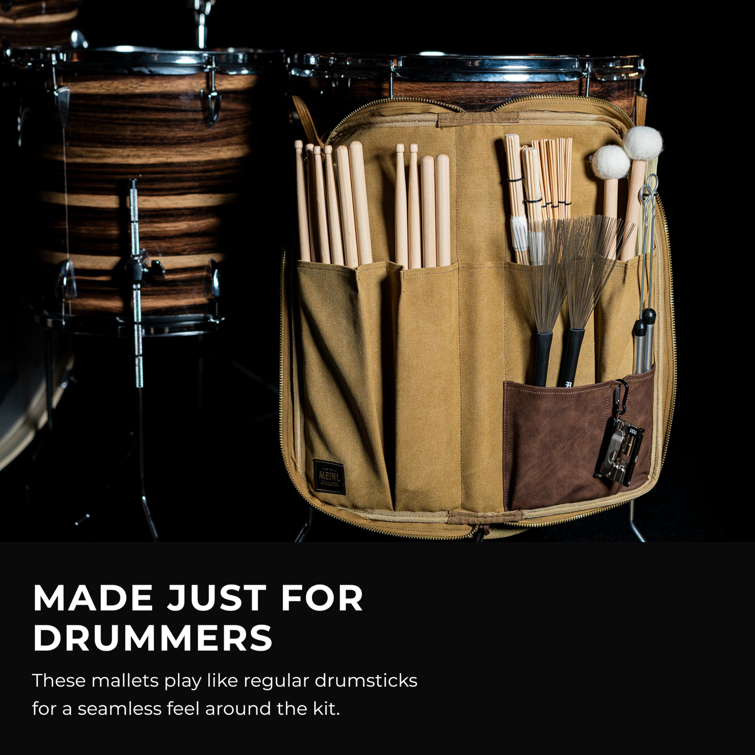 Meinl Hard Drumset Mallet - Mazzuolo per percussioni da concerto
