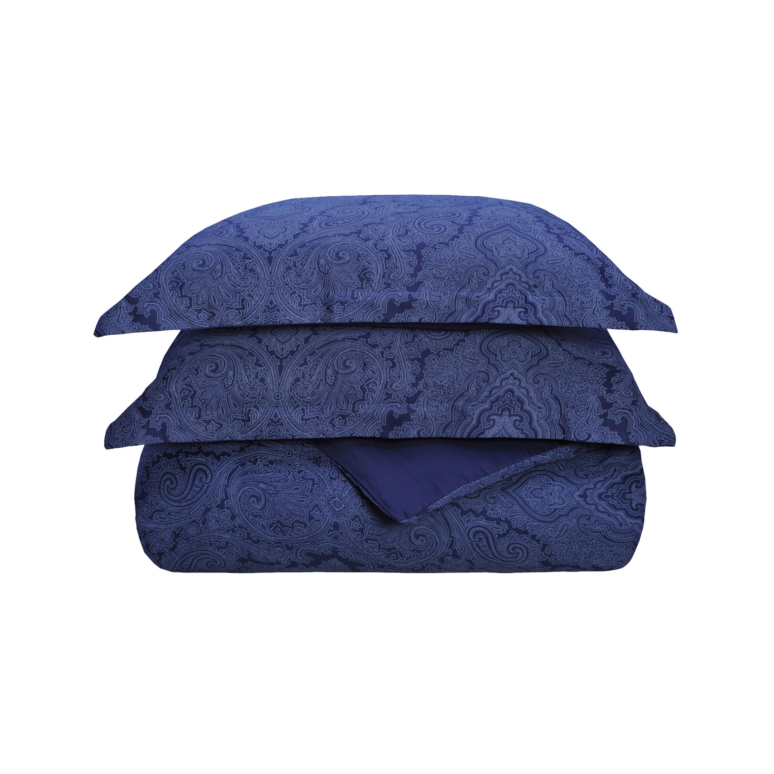 Housse de couette coton mélangé 600 fils fleurie pour chambre cocooning
