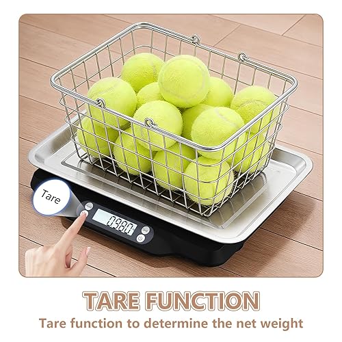 Miniatura 5 de Helsevesen Báscula digital de precisión para animales pequeños (66.1 lbs/0.07 oz; 66 libras/0.1 oz), báscula de cocina, báscula postal, báscula de