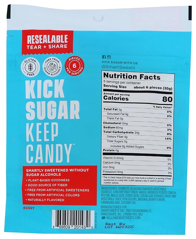 Smart Sweets Gummy Sweet Fish 5.3 oz miniatura 2