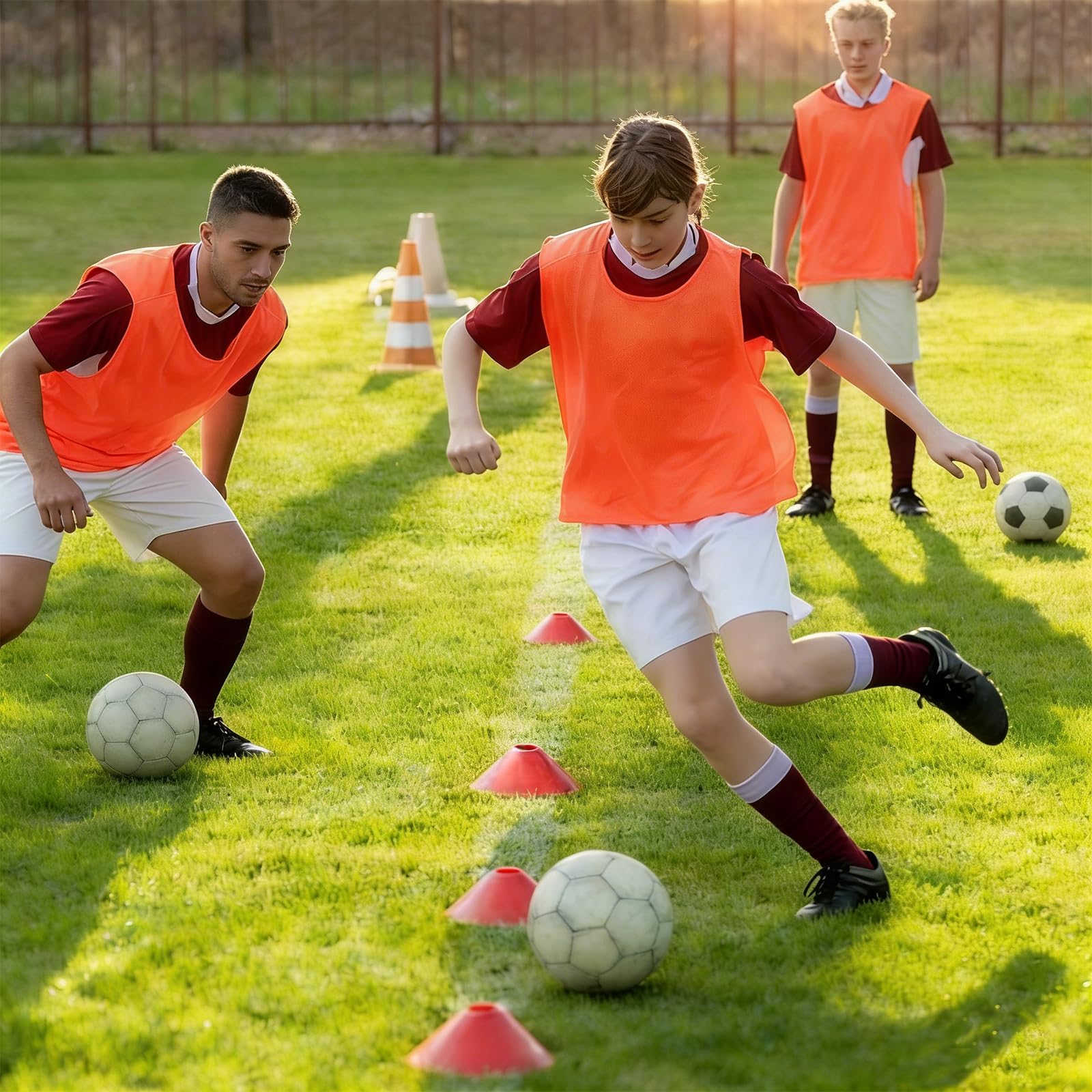 Cônes de Marquage, Cônes de Marquage Ronds pour Hockey Convient Football, Handball ou Aides à L'entraînement Coordination