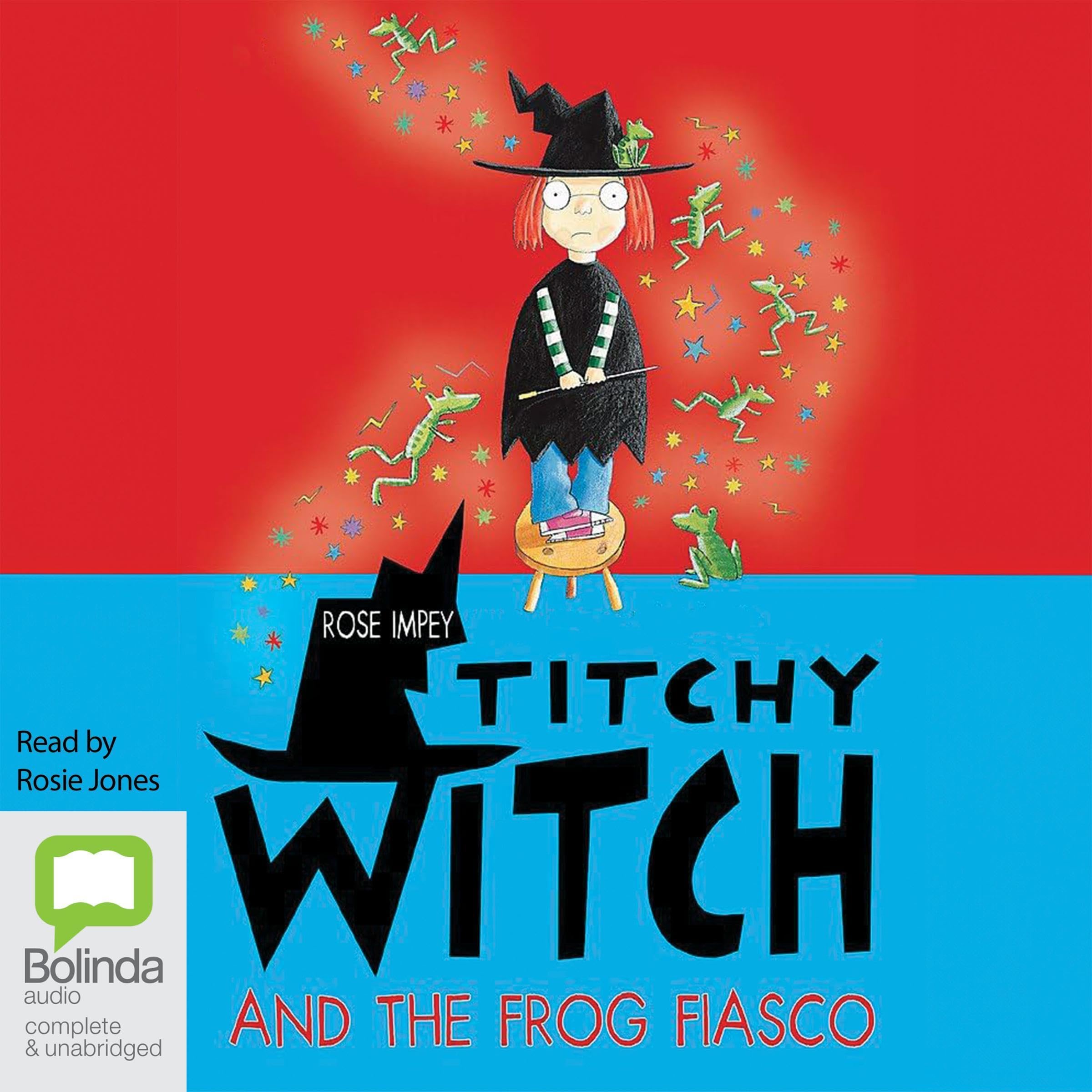 Cover art for Titchy Witch and the Frog Fiasco