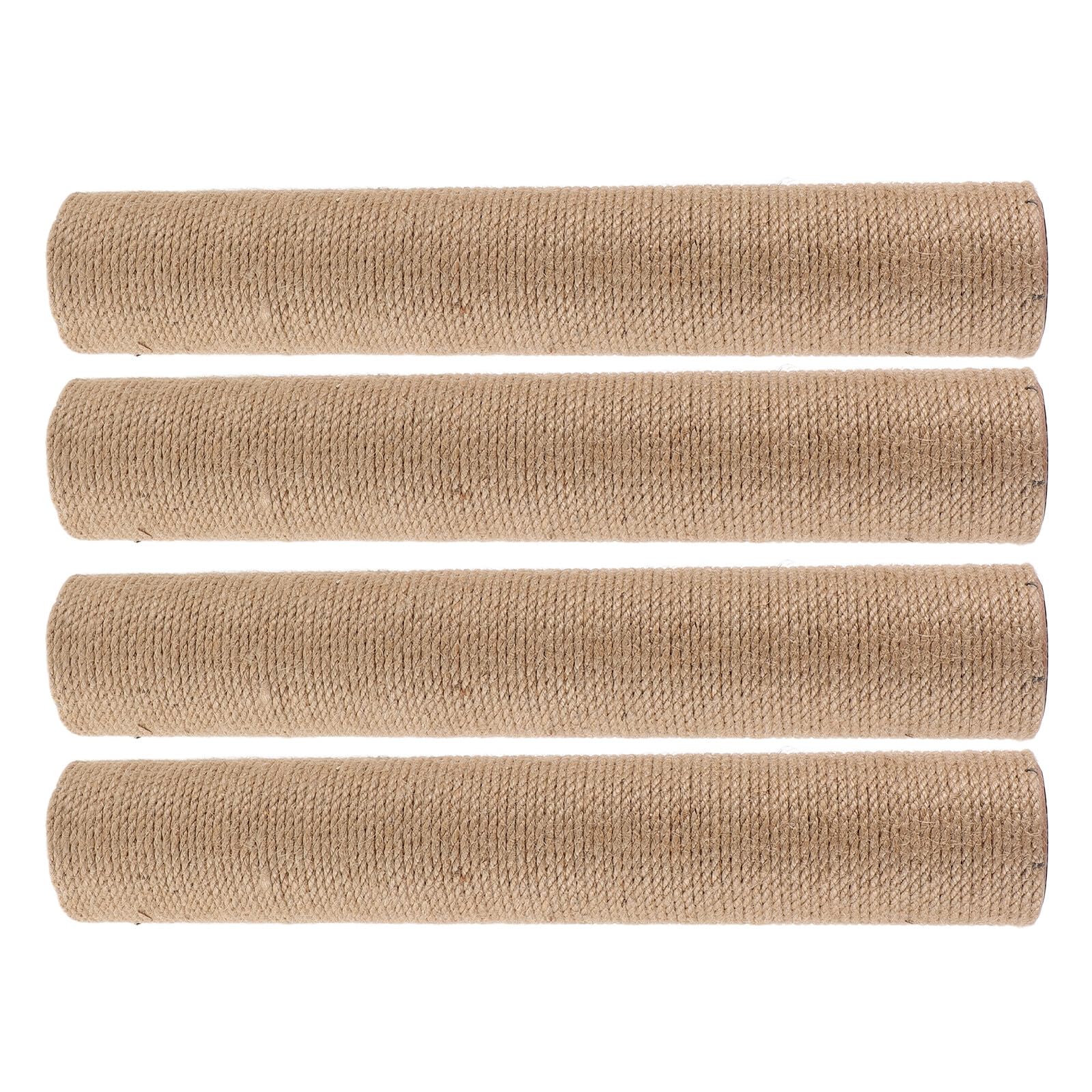 Gatuida 4 Robuste Sisal Ersatzstämme 40 X 7,5cm für Katzenkratzbaum mit M8 Gewinde Kompatible Kratzbaumstangen für Katzenmöbel Möbelschutz und Katzenklettertürme