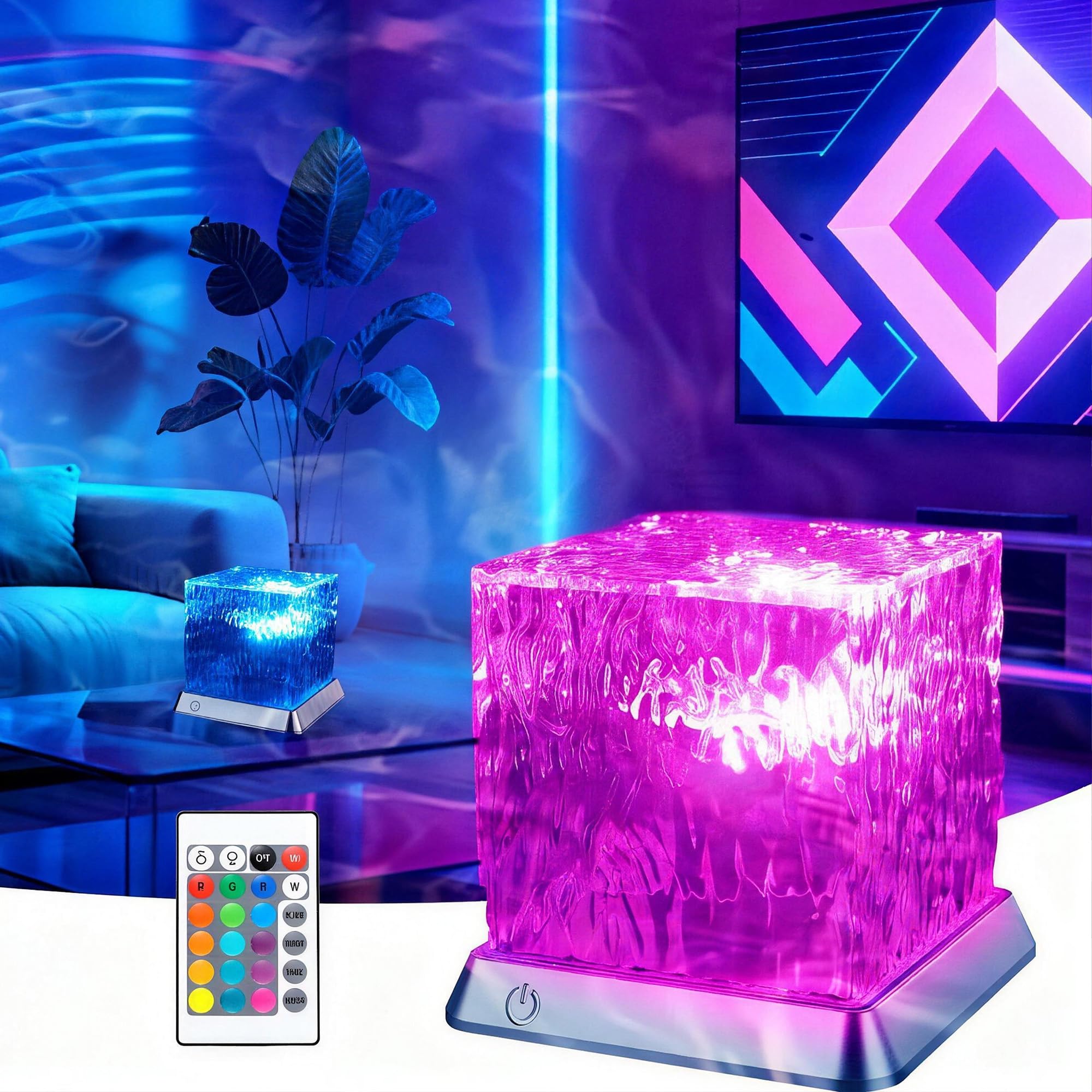 Amazon.co.jp : LETOUR 海ライト 部屋 オーロラランプ 【16色変換 調色