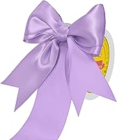 Vista 278 de Cinta de satén plateada de doble cara de 1-1/2 pulgadas x 50 yardas, cinta plateada de poliéster para envolver regalos, muy adecuada para bodas