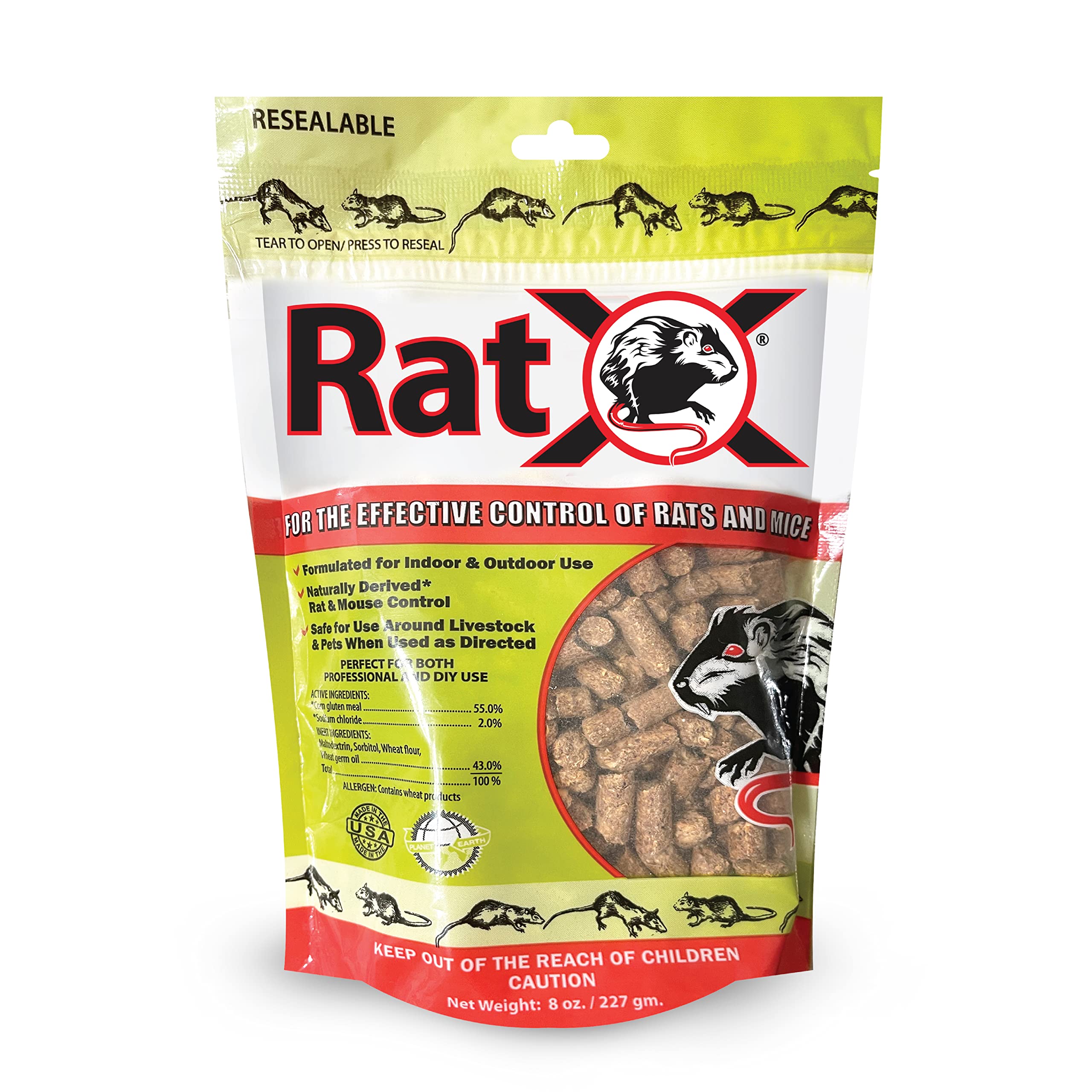 EcoClear Products 6201006D RatX AllNatural NonToxic Humane Rat and