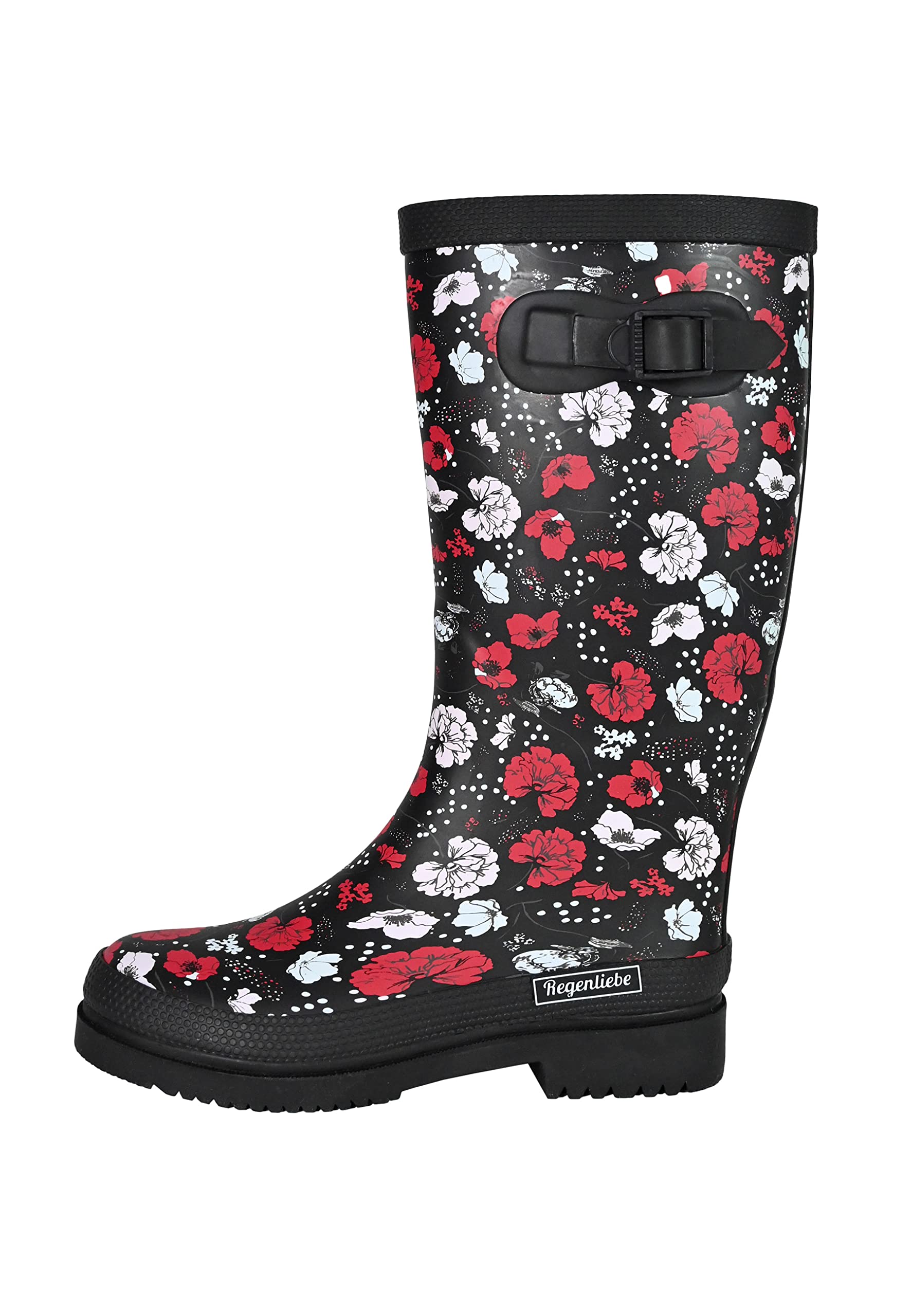 Regenliebe Damen Gummistiefel Blossom Night High Langschaft