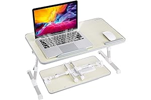 8AMTECH Laptop Desk with Dual Cooling Fans for Enhanced Heat Dissipation, Adjustable...