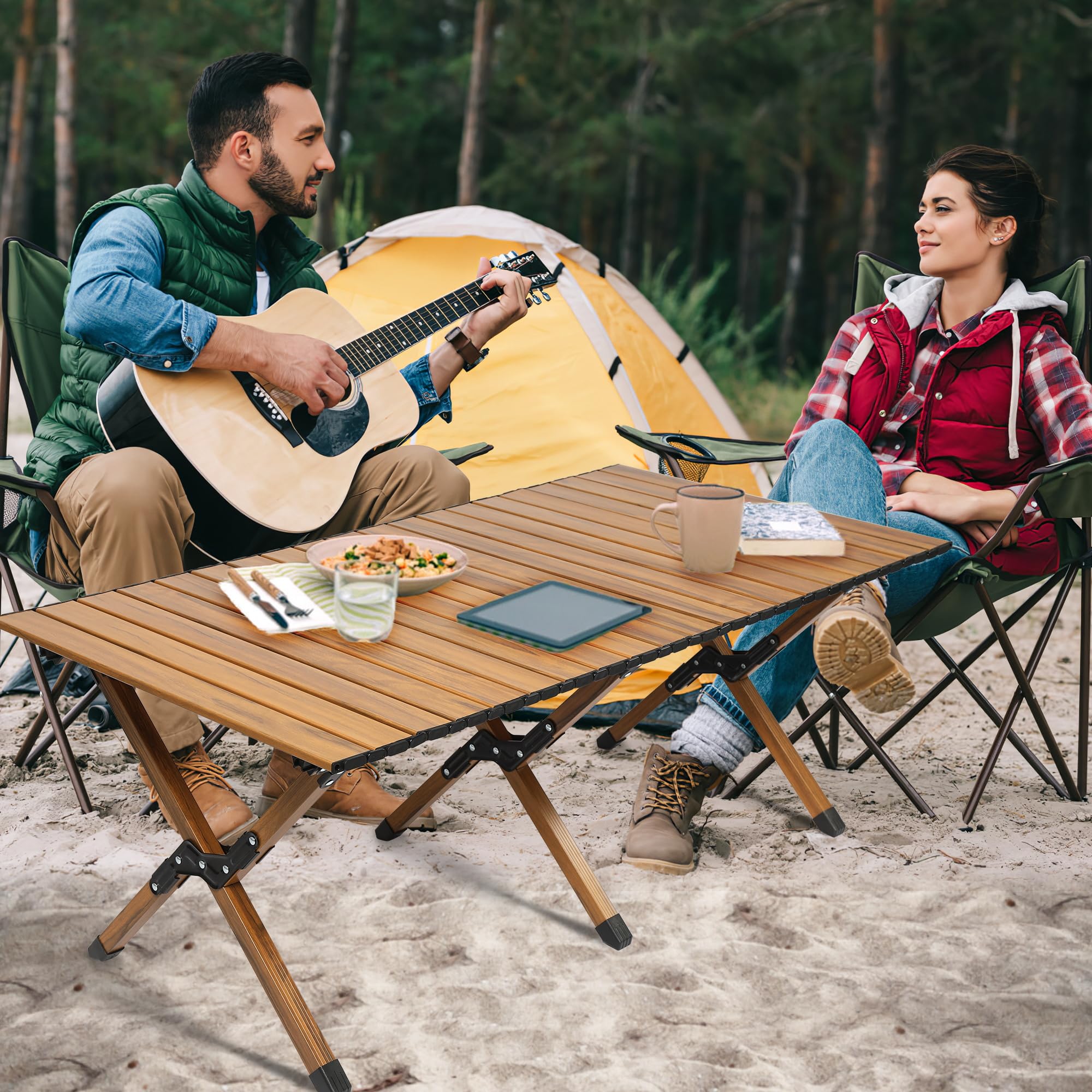 DPD 折りたたみ式アウトドアテーブル アウトドア/折り畳み/アルミ製/3色 bcl(ビーシーエル)/585