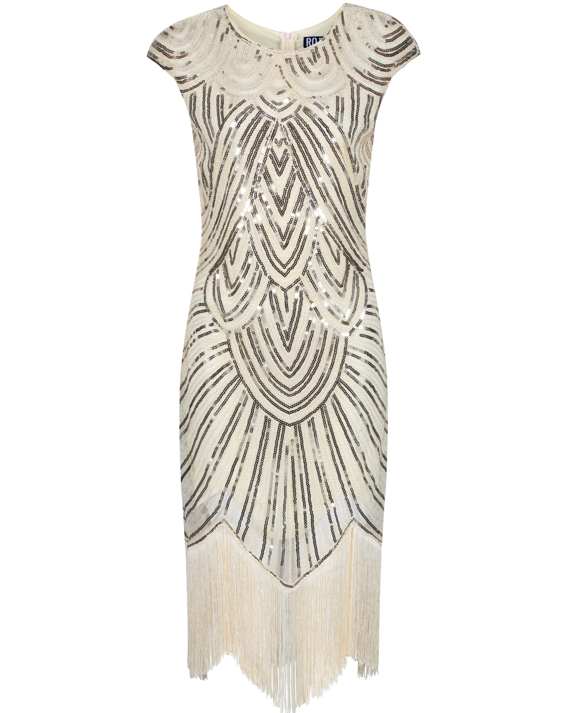 Evelyn Flapper Dress Great Gatsby 1920s Themed Dresses For Women