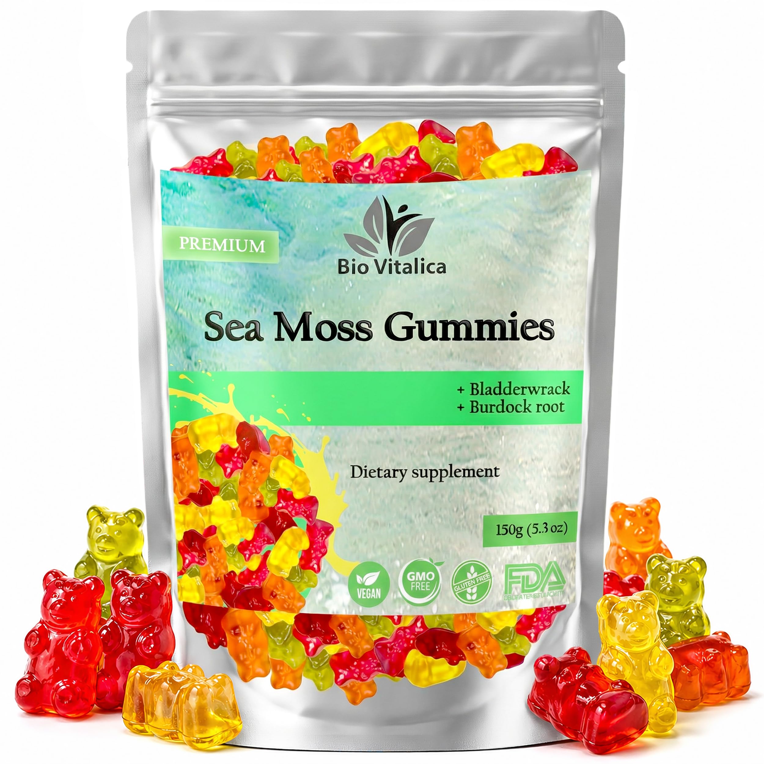 Amazon.com: Sea Moss Gummies - Irish sea Moss raw Organic